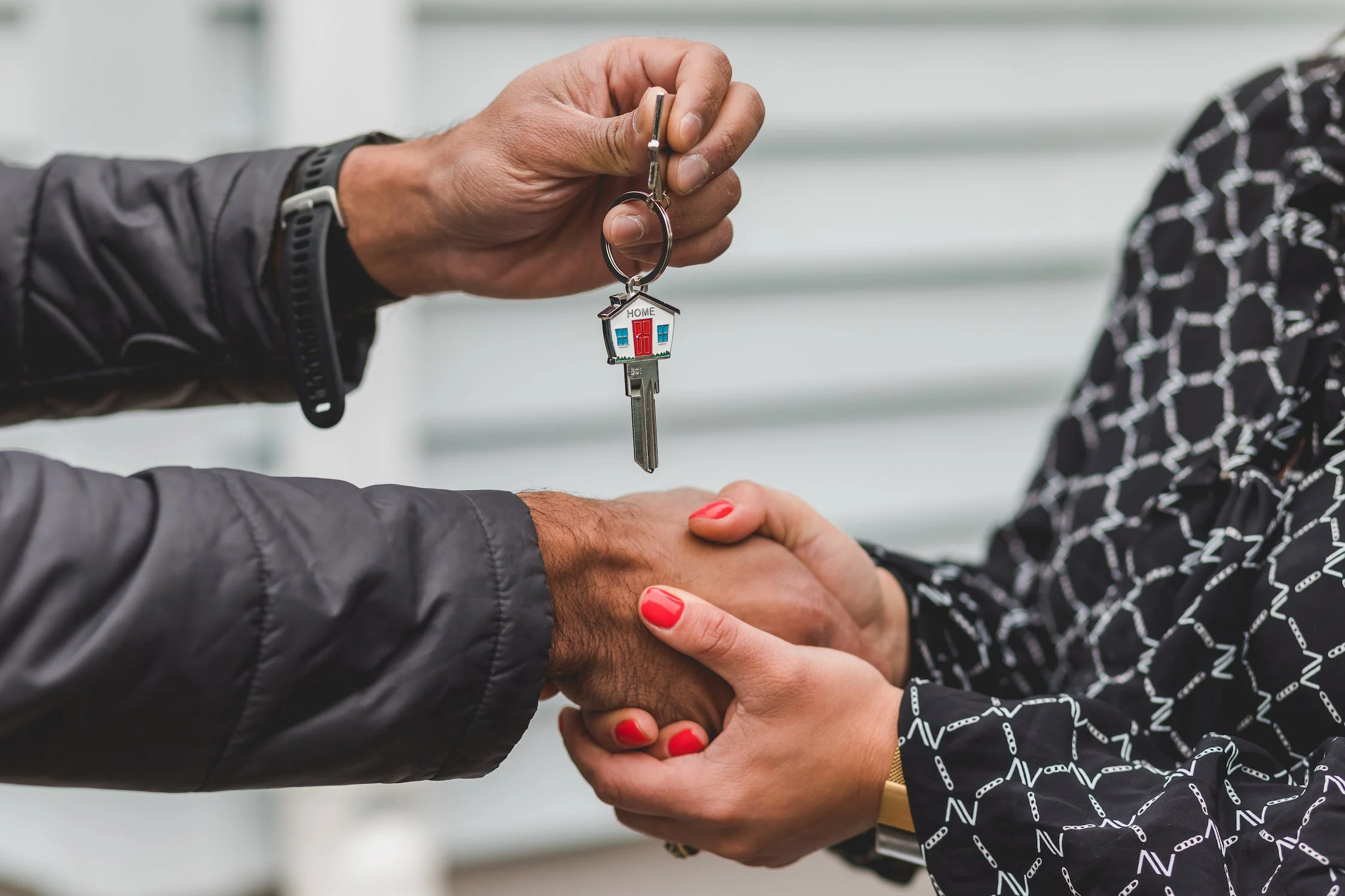een sleutel overhandigen via hypotheek